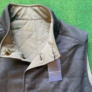 Peter Millar Golf Vest Large brand new reversible